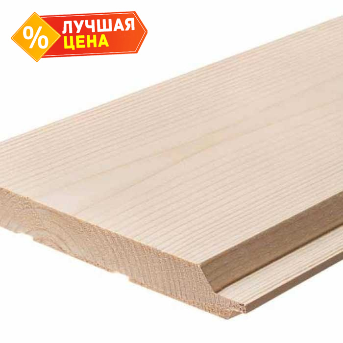 Имитация бруса Карельский профиль 16х146х3000 мм С Лиственница