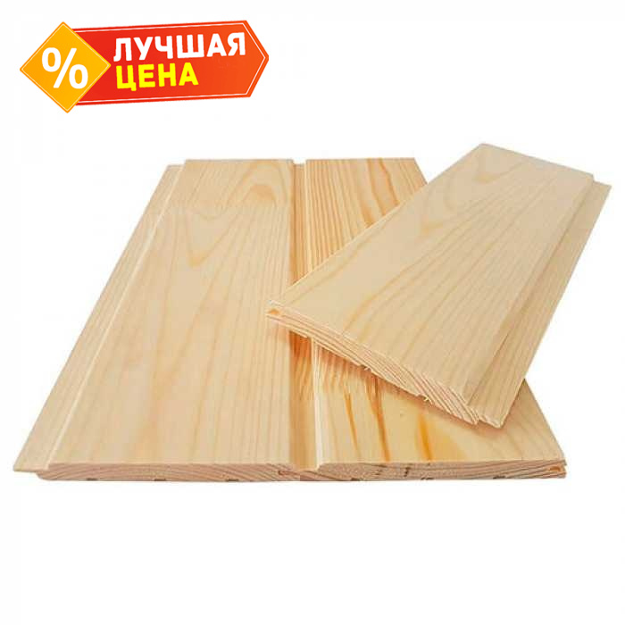 Евровагонка 12.5x96x2700 мм В лиственница